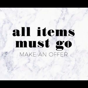 Accept Reasonable offers ☺️